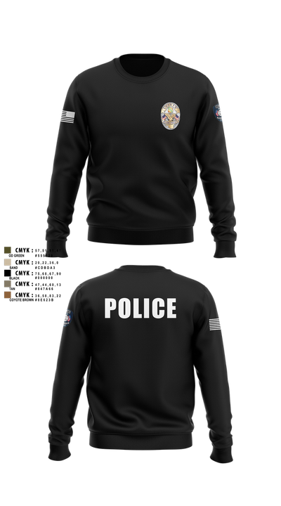 Miami Police Department 44557573 Crew Neck Sweatshirt - 3