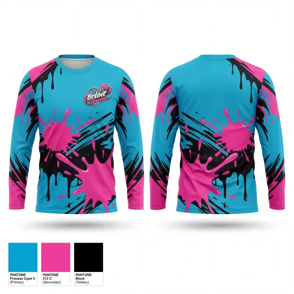 Long Sleeve Performance Shirt, Beloit Venom, Softball, Teamtime, Team time, sublimation, custom sports apparel, team uniforms, spirit wear, spiritwear, sports uniforms, custom shirts, team store, custom team store, fundraiser sports, apparel fundraiser