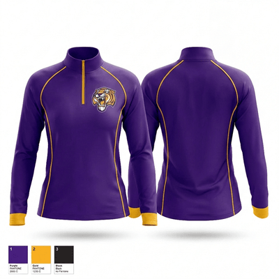 Dupree Tigers 72596028 Quarter Zip Jacket - 2