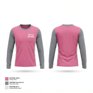 Long Sleeve Performance Shirt, SSA Lady Diamonds, Women's Basketball, Teamtime, Team time, sublimation, custom sports apparel, team uniforms, spirit wear, spiritwear, sports uniforms, custom shirts, team store, custom team store, fundraiser sports, apparel fundraiser