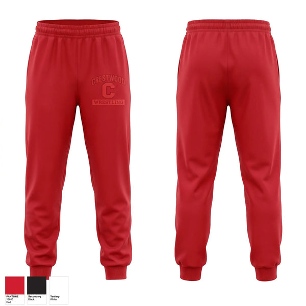 Sweatpants, CRESTWOOD comets, Wrestling, Teamtime, Team time, sublimation, custom sports apparel, team uniforms, spirit wear, spiritwear, sports uniforms, custom shirts, team store, custom team store, fundraiser sports, apparel fundraiser