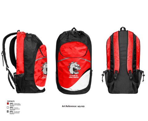 Gear Bag, La Plata R-2 Cross Country, Cross Country, Teamtime, Team time, sublimation, custom sports apparel, team uniforms, spirit wear, spiritwear, sports uniforms, custom shirts, team store, custom team store, fundraiser sports, apparel fundraiser