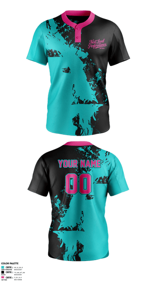 Two Button Softball Jersey, Next Level Performance, Softball, Teamtime, Team time, sublimation, custom sports apparel, team uniforms, spirit wear, spiritwear, sports uniforms, custom shirts, team store, custom team store, fundraiser sports, apparel fundraiser
