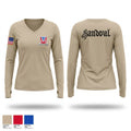 82nd fsc Women's Long Sleeve V-neck Shirt - 1