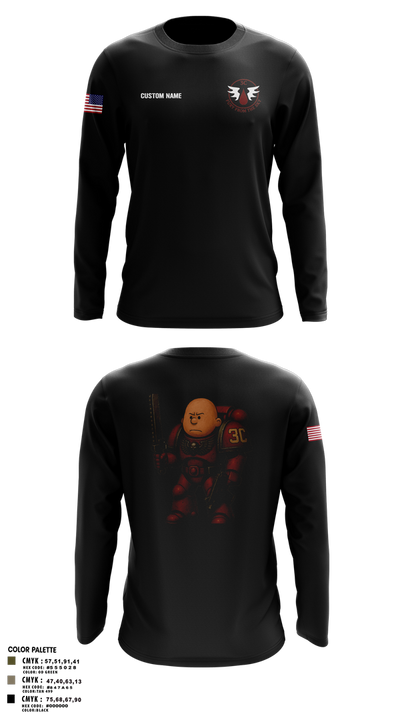 CCo, 1-508PIR (OG) Long Sleeve Performance Shirt 19