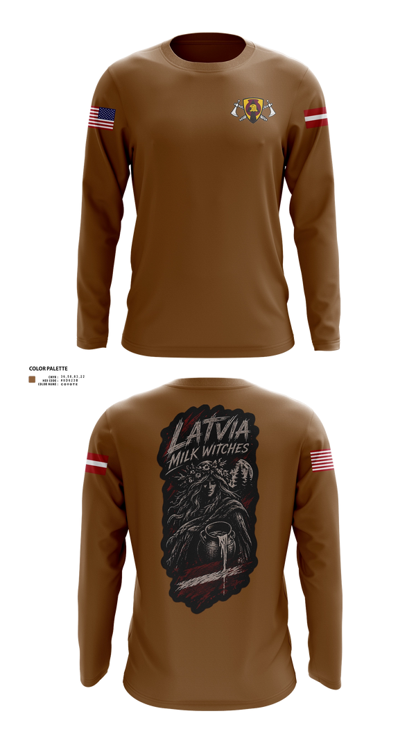 Long Sleeve Performance Shirt, 734th RSG, National Guard, Teamtime, Team time, sublimation, custom sports apparel, team uniforms, spirit wear, spiritwear, sports uniforms, custom shirts, team store, custom team store, fundraiser sports, apparel fundraiser