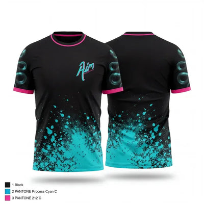 AIM basketball 89600219 Short Sleeve Performance Shirt - 1
