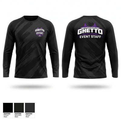GHETTO SECURITY SERVICES Long Sleeve Performance Shirt - 1