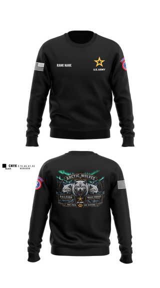 Crew Neck Sweatshirt, Capital North Region, Army, Teamtime, Team time, sublimation, custom sports apparel, team uniforms, spirit wear, spiritwear, sports uniforms, custom shirts, team store, custom team store, fundraiser sports, apparel fundraiser