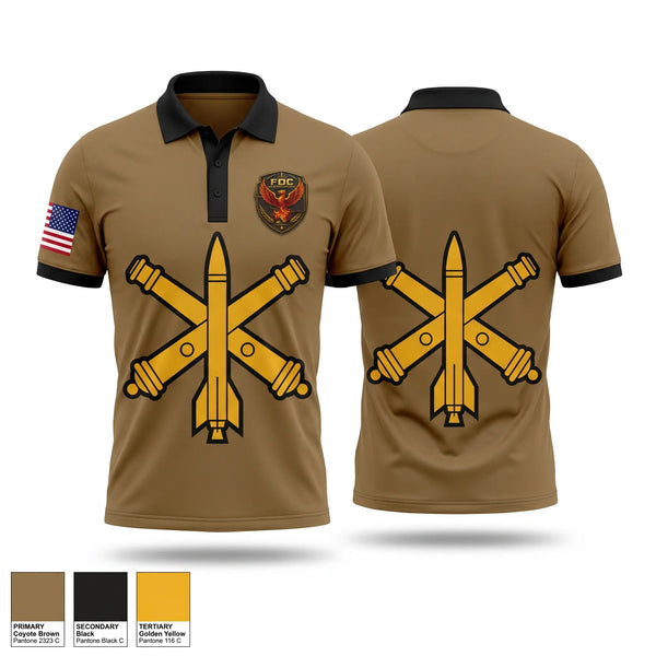 Short Sleeve Performance Polo, FDC, HHB/3-2 ADA BN, Army, Teamtime, Team time, sublimation, custom sports apparel, team uniforms, spirit wear, spiritwear, sports uniforms, custom shirts, team store, custom team store, fundraiser sports, apparel fundraiser