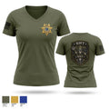 STARS Women's Short Sleeve V-neck Shirt - 1
