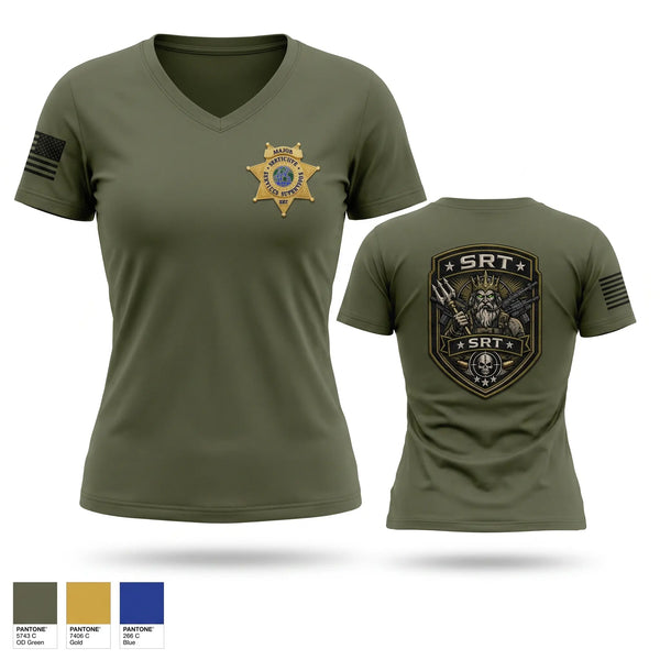 Womens Short Sleeve Vneck Shirt, STARS, Police, Teamtime, Team time, sublimation, custom sports apparel, team uniforms, spirit wear, spiritwear, sports uniforms, custom shirts, team store, custom team store, fundraiser sports, apparel fundraiser