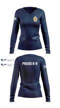 Key West Police Department 73873971 Women's Long Sleeve V-neck Shirt - 2