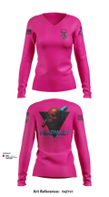 C co Pharmacy 43163891 Women's Long Sleeve V-neck Shirt - 102