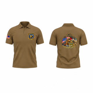 Short Sleeve Performance Polo, 37TH, National Guard, Teamtime, Team time, sublimation, custom sports apparel, team uniforms, spirit wear, spiritwear, sports uniforms, custom shirts, team store, custom team store, fundraiser sports, apparel fundraiser