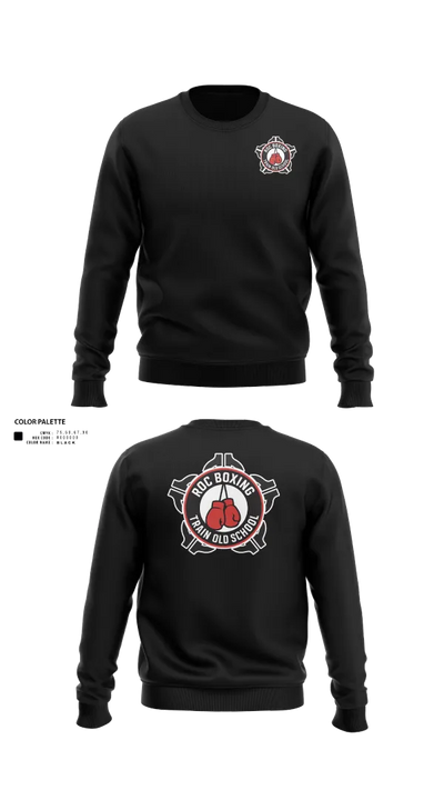 ROC Boxing 42913615 Crew Neck Sweatshirt - 21