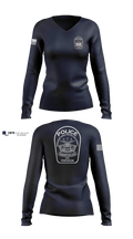 NCRD 19863512 Women's Long Sleeve V-neck Shirt - 100