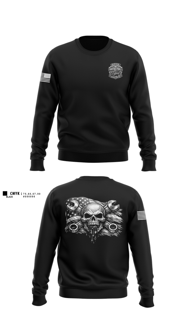 Crew Neck Sweatshirt, 163D IEW BN, Army, Teamtime, Team time, sublimation, custom sports apparel, team uniforms, spirit wear, spiritwear, sports uniforms, custom shirts, team store, custom team store, fundraiser sports, apparel fundraiser