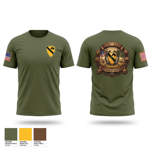 Old School Cotton Feel Shirt, 545th Military Police Company, Army, Teamtime, Team time, sublimation, custom sports apparel, team uniforms, spirit wear, spiritwear, sports uniforms, custom shirts, team store, custom team store, fundraiser sports, apparel fundraiser