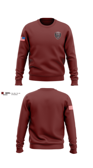 Crew Neck Sweatshirt, Addison volunteer, Fire Department, Teamtime, Team time, sublimation, custom sports apparel, team uniforms, spirit wear, spiritwear, sports uniforms, custom shirts, team store, custom team store, fundraiser sports, apparel fundraiser