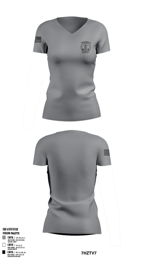 Womens Short Sleeve Vneck Shirt, Des Moines GMRS Radio Club, , Teamtime, Team time, sublimation, custom sports apparel, team uniforms, spirit wear, spiritwear, sports uniforms, custom shirts, team store, custom team store, fundraiser sports, apparel fundraiser