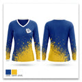 Bladenboro Middle School Baseball 82142369 Women's Long Sleeve V-neck Shirt - 1