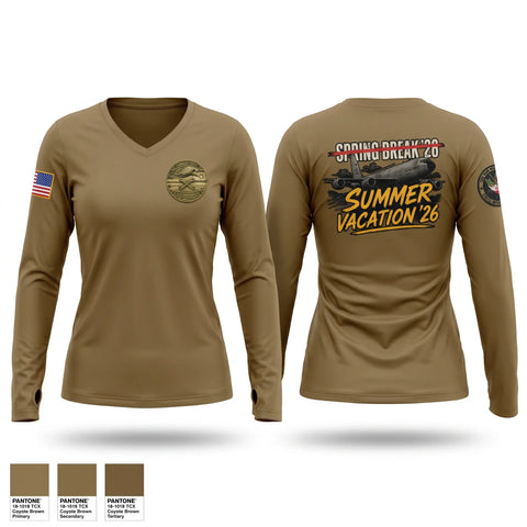 Womens Long Sleeve Vneck Shirt, EARS TANKER MX, Air Force, Teamtime, Team time, sublimation, custom sports apparel, team uniforms, spirit wear, spiritwear, sports uniforms, custom shirts, team store, custom team store, fundraiser sports, apparel fundraiser