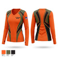 1ST Armored Division Women's Long Sleeve V-neck Shirt - 1