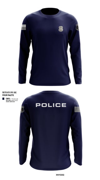 Long Sleeve Performance Shirt, RRPD, Police, Teamtime, Team time, sublimation, custom sports apparel, team uniforms, spirit wear, spiritwear, sports uniforms, custom shirts, team store, custom team store, fundraiser sports, apparel fundraiser