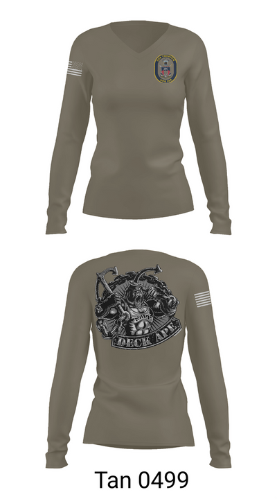 DDG 103 OD 52458326 Women's Long Sleeve V-neck Shirt - 73