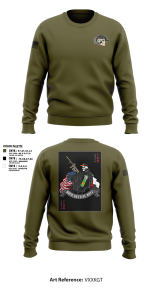 Crew Neck Sweatshirt, Human Smuggling, Police, Teamtime, Team time, sublimation, custom sports apparel, team uniforms, spirit wear, spiritwear, sports uniforms, custom shirts, team store, custom team store, fundraiser sports, apparel fundraiser