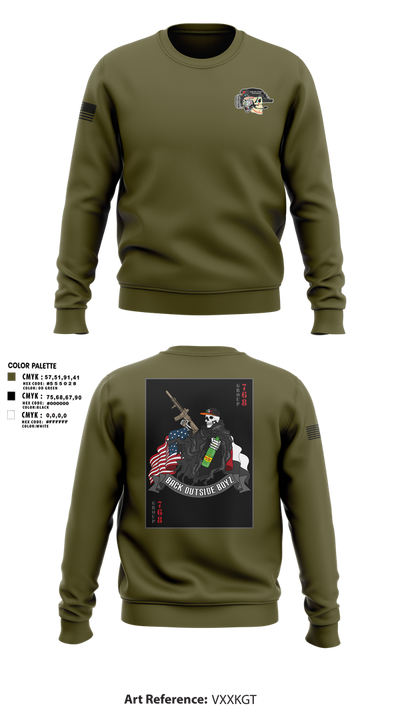 Human Smuggling 75508558 Crew Neck Sweatshirt - 1