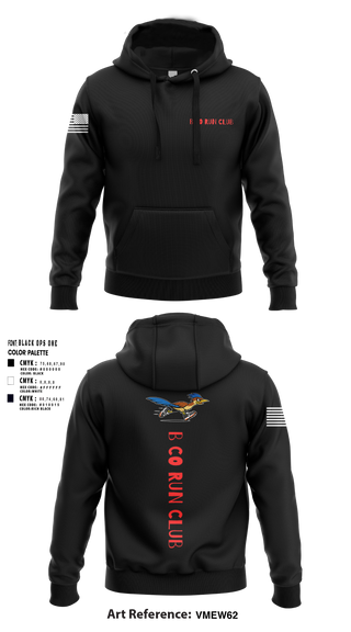 Hoodie, Blackfoot Company Run Club, Army, Teamtime, Team time, sublimation, custom sports apparel, team uniforms, spirit wear, spiritwear, sports uniforms, custom shirts, team store, custom team store, fundraiser sports, apparel fundraiser