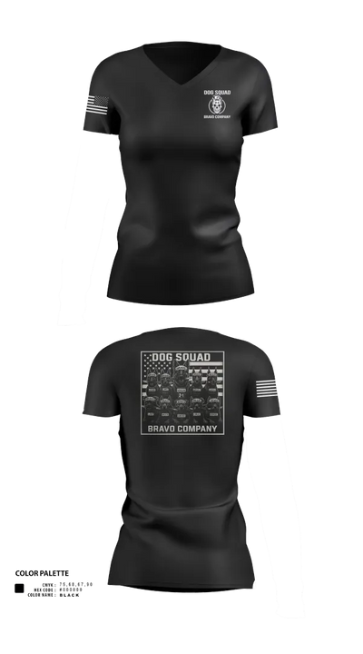 4th ID 45646437 Women's Short Sleeve V-neck Shirt - 50