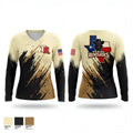 Texas Renegades 33497625 Women's Long Sleeve V-neck Shirt - 1