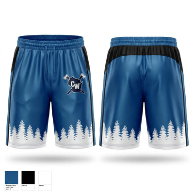 Central Wisconsin lumberjacks Athletic Shorts With Pockets - 1