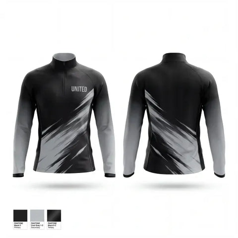 Quarter Zip Jacket, UNITED, Men's Basketball, Teamtime, Team time, sublimation, custom sports apparel, team uniforms, spirit wear, spiritwear, sports uniforms, custom shirts, team store, custom team store, fundraiser sports, apparel fundraiser