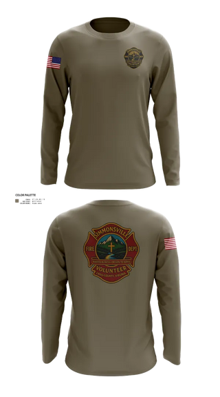 Long Sleeve Performance Shirt, Simmonsville VFD, , Teamtime, Team time, sublimation, custom sports apparel, team uniforms, spirit wear, spiritwear, sports uniforms, custom shirts, team store, custom team store, fundraiser sports, apparel fundraiser