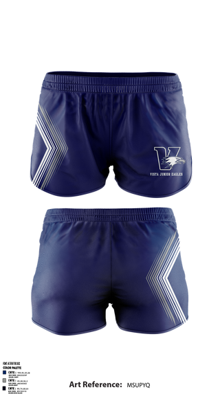Womens Soccer Shorts, Vista Junior Eagles, , Teamtime, Team time, sublimation, custom sports apparel, team uniforms, spirit wear, spiritwear, sports uniforms, custom shirts, team store, custom team store, fundraiser sports, apparel fundraiser