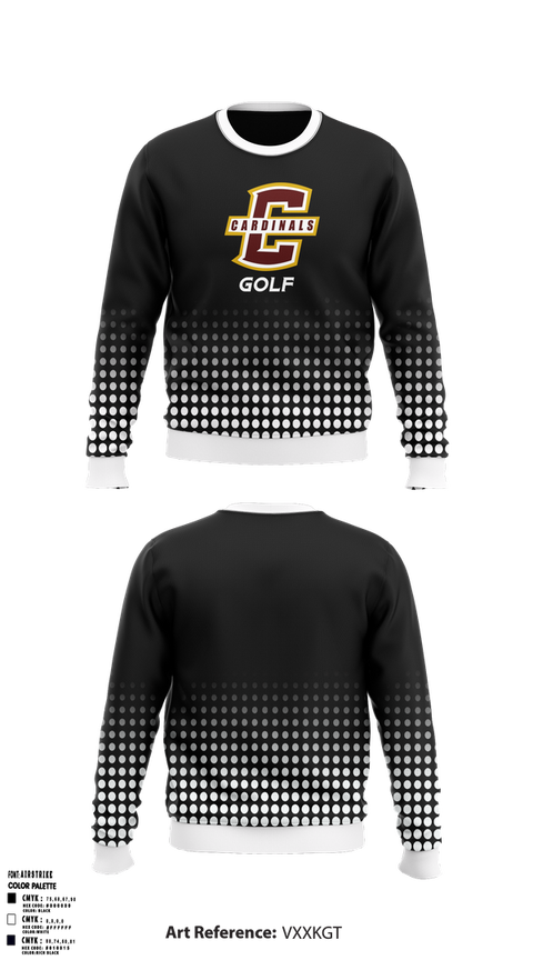 Crew Neck Sweatshirt, Joseph Case Golf, Golf, Teamtime, Team time, sublimation, custom sports apparel, team uniforms, spirit wear, spiritwear, sports uniforms, custom shirts, team store, custom team store, fundraiser sports, apparel fundraiser