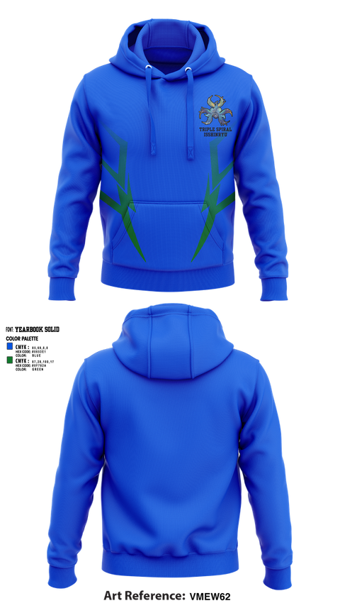 Hoodie, Triple Spiral Isshinryu Karate, , Teamtime, Team time, sublimation, custom sports apparel, team uniforms, spirit wear, spiritwear, sports uniforms, custom shirts, team store, custom team store, fundraiser sports, apparel fundraiser