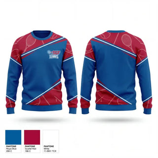 Crew Neck Sweatshirt, South Glens Falls Senior High School Tennis, Tennis, Teamtime, Team time, sublimation, custom sports apparel, team uniforms, spirit wear, spiritwear, sports uniforms, custom shirts, team store, custom team store, fundraiser sports, apparel fundraiser