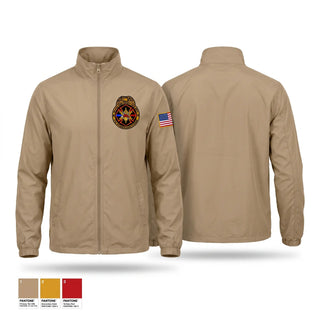 Windbreaker, Macon-Bibb Fire Investigation Division, Fire Department, Teamtime, Team time, sublimation, custom sports apparel, team uniforms, spirit wear, spiritwear, sports uniforms, custom shirts, team store, custom team store, fundraiser sports, apparel fundraiser