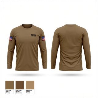 Long Sleeve Performance Shirt, 519, Army, Teamtime, Team time, sublimation, custom sports apparel, team uniforms, spirit wear, spiritwear, sports uniforms, custom shirts, team store, custom team store, fundraiser sports, apparel fundraiser