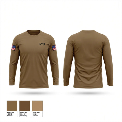 Long Sleeve Performance Shirt, 519, Army, Teamtime, Team time, sublimation, custom sports apparel, team uniforms, spirit wear, spiritwear, sports uniforms, custom shirts, team store, custom team store, fundraiser sports, apparel fundraiser