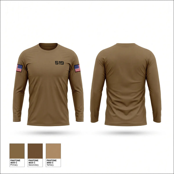 Long Sleeve Performance Shirt, 519, Army, Teamtime, Team time, sublimation, custom sports apparel, team uniforms, spirit wear, spiritwear, sports uniforms, custom shirts, team store, custom team store, fundraiser sports, apparel fundraiser