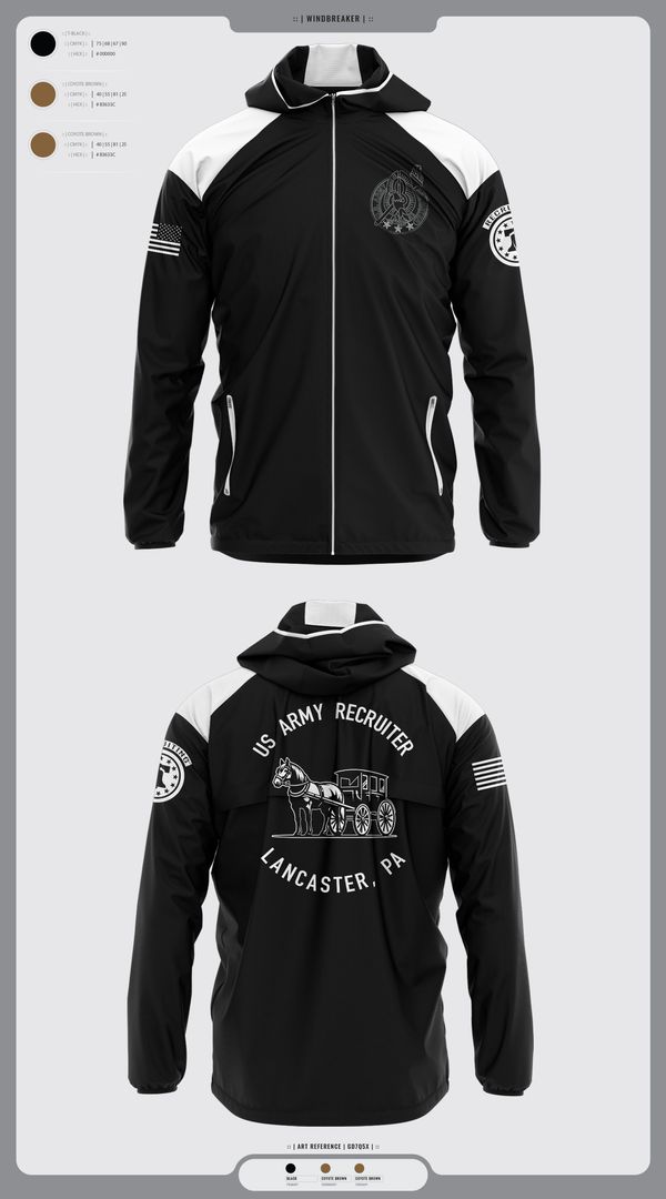 Windbreaker, LANCASTE, PA RECRUITING, , Teamtime, Team time, sublimation, custom sports apparel, team uniforms, spirit wear, spiritwear, sports uniforms, custom shirts, team store, custom team store, fundraiser sports, apparel fundraiser