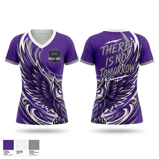 Womens Short Sleeve Vneck Shirt, NIGHT OWL WRESTLING, Wrestling, Teamtime, Team time, sublimation, custom sports apparel, team uniforms, spirit wear, spiritwear, sports uniforms, custom shirts, team store, custom team store, fundraiser sports, apparel fundraiser