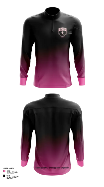 United Donna 58346109 Quarter Zip Jacket - 8