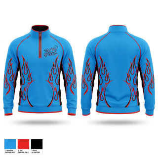 Quarter Zip Jacket, Heat, Baseball, Teamtime, Team time, sublimation, custom sports apparel, team uniforms, spirit wear, spiritwear, sports uniforms, custom shirts, team store, custom team store, fundraiser sports, apparel fundraiser